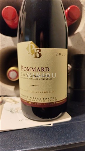Burgundi Pommard Domaine Pierre Brazey Les Vaumuriens 2023