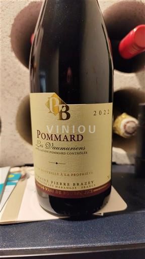 Burgundi Pommard Domaine Pierre Brazey Les Vaumuriens 2022