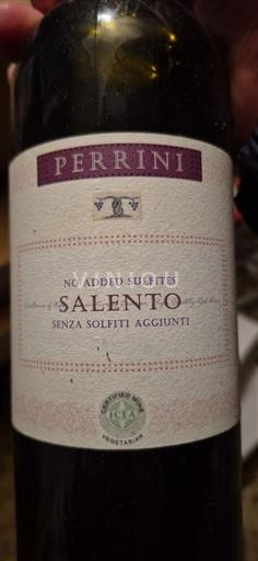 Apulija Susumaniello Salento Perrini 2010