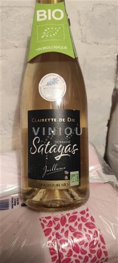Rhône-dalen Clairette de Die Domaine Satayas Julienne Ikke årgangsbestemt