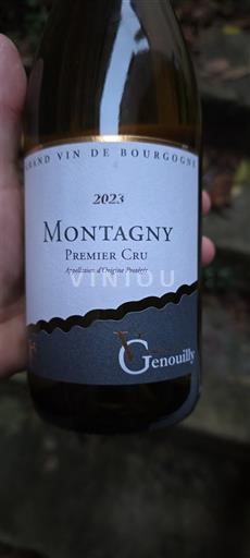 Burgundy Montagny Premier Cru Genouilly 2023