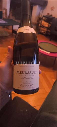 Borgoña Meursault Domaine Vaudoisey Les Vireuils 2021