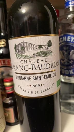 Burdeos Montagne-Saint-Émilion Château Franc-Baudron 2019