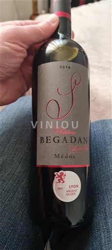 Bordeaux Médoc Château Begadan 2018
