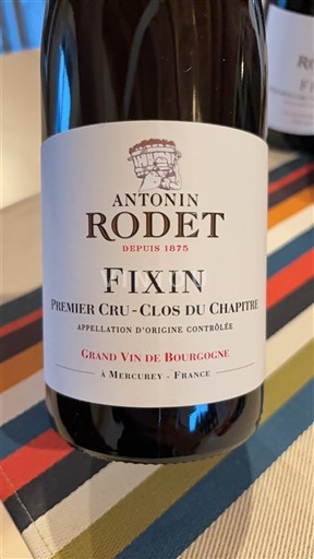 Borgoña Fixin Premier Cru Antonin Rodet Premier Cru - Clos du Chapitre 2016