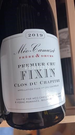 Bourgogne Fixin Premier Cru Méo-Camuzet Frère & Sœurs Clos du Chapitre 2019
