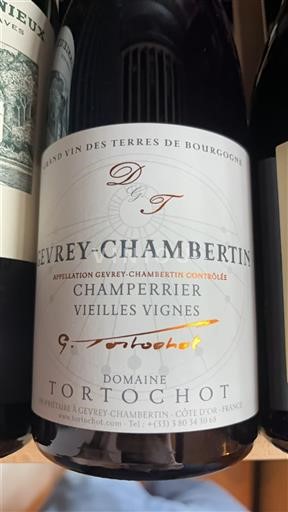 Viinit Rouge sec Champerrier Vieilles Vignes Domaine Tortochot Non millésimé Ranska Burgundi Gevrey-Chambertin AOC