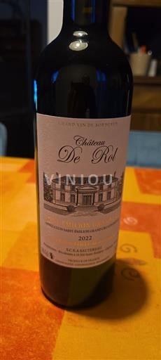 Bordeaux Saint-Émilion Grand Cru Château Rol 2022