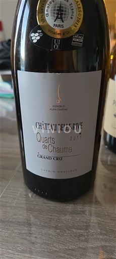 Údolí Loiry Quarts de Chaume Grand Cru Château Belle-Rive 2011