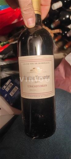 Bordeaux Lussac-saint-émilion Château Villadière 2011