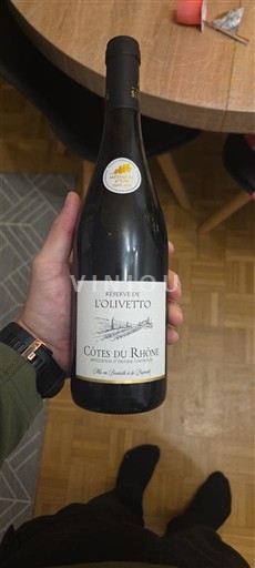 Valle del Rodano Côtes-du-Rhône L'Olivetto Réserve Senza annata