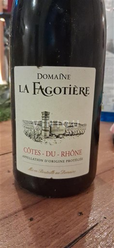 Valle del Ródano Côtes del Ródano Domaine La Fagotière 2020