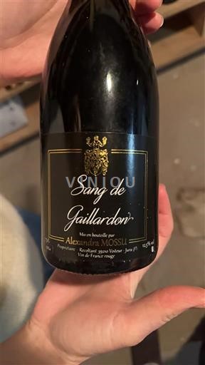 Jura Côtes-du-jura Alexandra Mossu Sang de Gaillardon 2024