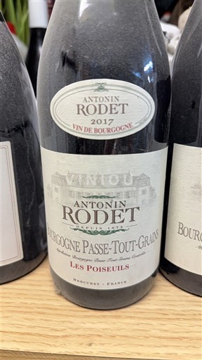 Borgoña Borgoña-passetoutgrain Antonin Rodet Les Poiseuils 2017