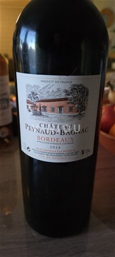 Bordeaux Château Peynaud-Bagnac 2014