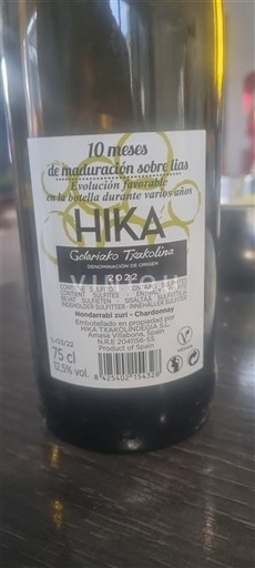 Xứ Basque Không được chỉ định HIKA 2022
