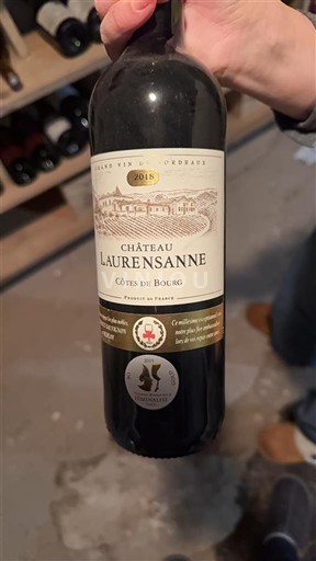 Burdeos Côtes-de-bourg Château Laurensanne 2018