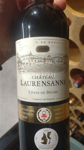 Bordeaux Côtes-de-Bourg Château Laurensanne 2018