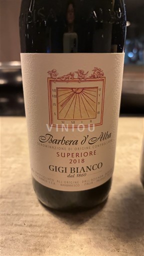 Piemont Barbera d'Alba Gigi Bianco Superiore 2018