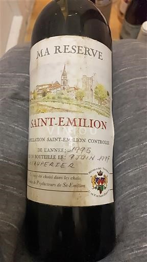 Bordeaux Saint-Émilion Producteurs de Saint-Emilion Ma Réserve 1995