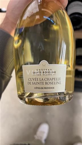Provansa Côtes-de-Provence Cru Classé Château Sainte Roseline La Chapelle de Sainte Roseline 2023