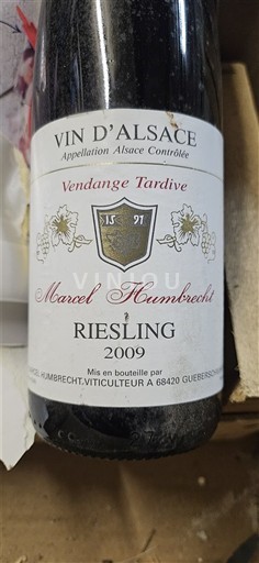 Alsace Vendanges Tardives Château Marcel Humbrecht 2009
