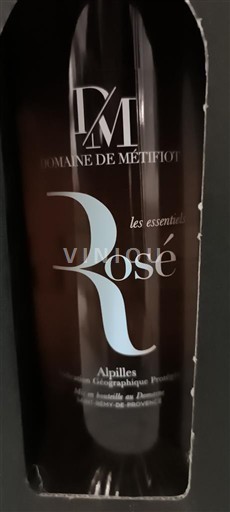 Alperna och Rhône-länderna Alpillerna Domaine Métifiot Les Essentiels Rosé Icke årgångsbetecknad