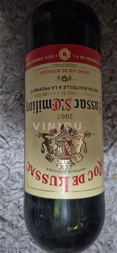 Bordeaux Lussac-saint-émilion Château Roc de Russac 2007