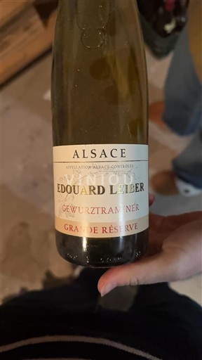 Víno Blanc sec Grande Réserve Edouard Leiber 2023 Francie Alsasko Vin de France