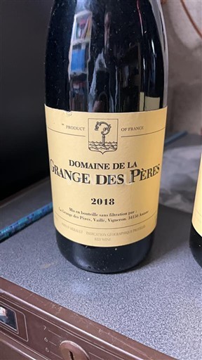 Languedoc Ikke specificeret Domaine La Grange des Pères 2018