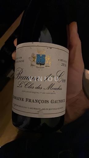 Burgundi Määrittelemätön Premier Cru Domaine François Gaunoux Le Clos des Mouches 2018