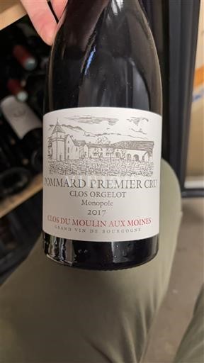 Borgoña Pommard Premier Cru Clos du Moulin Aux Moines Clos Orgelot Monopole 2017