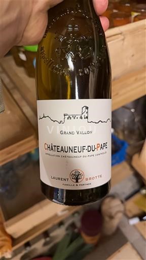 Rhônen laakso Châteauneuf-du-Pape Laurent Brotte Grand Vallon 2020