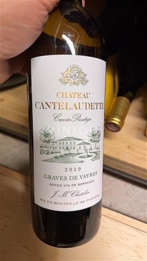 Bordeaux Graves-de-vayres Château Cantelaudette Prestige 2019