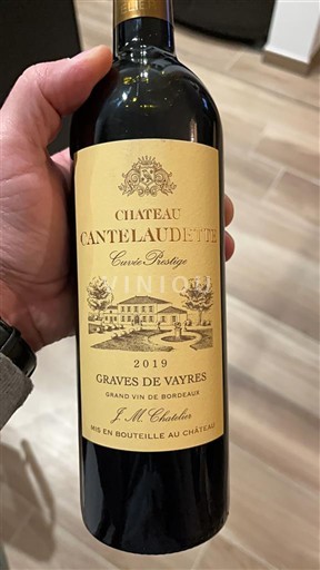 Bordeaux Graves-de-vayres Château Cantelaudette Prestige 2019