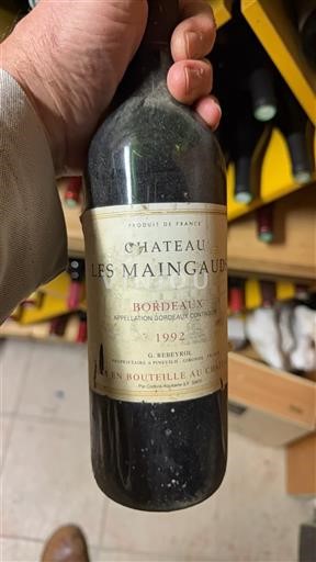 Burdeos Bordeaux Château Les Maingauds 1992