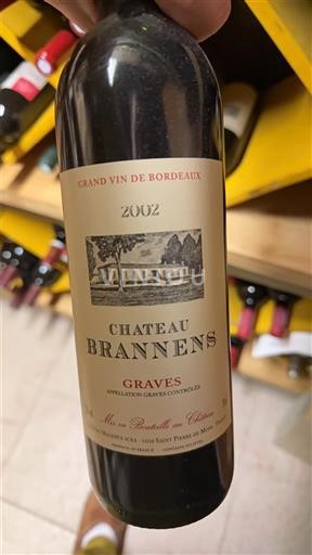 Bordeaux Graves Château Brannens 2002