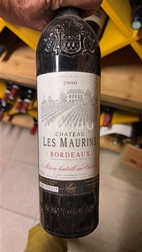Bordeaux Château Les Maurins 2000