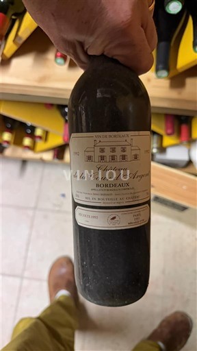 Burdeos Bordeaux Château La Croix d'Argens 1992