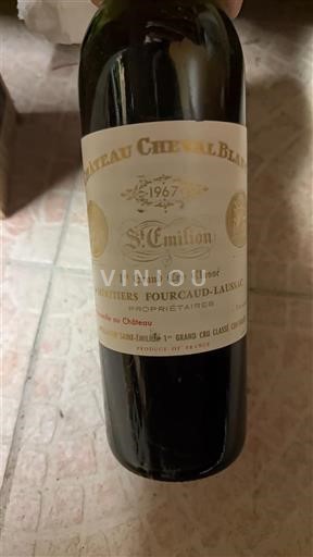 Bordeaux Saint-Émilion Premier Grand Cru Classé A Château Cheval Blanc 1967