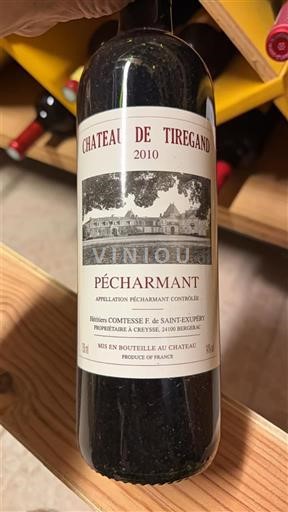 Sydvestfrankrig Pécharmant Château Tiregand 2010