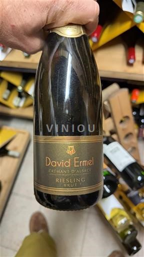 Elsass Crémant d'Alsace David Ermel Riesling Brut Ohne Jahrgang