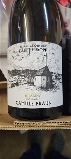 Alsace Grand Cru Domaine Camille Braun Kaefferkopf 2020