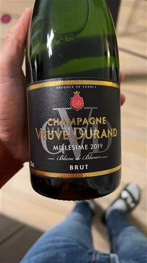 Champagne Veuve Durand Blanc de Blancs 2019
