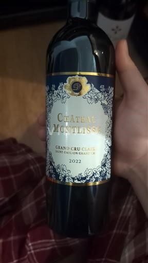 Bordeaux Saint-Émilion Grand Cru Grand Cru Château Montlisse 2022