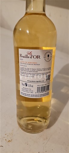 Sud-Ouest Côtes-de-bergerac Feuille d'OR 2023