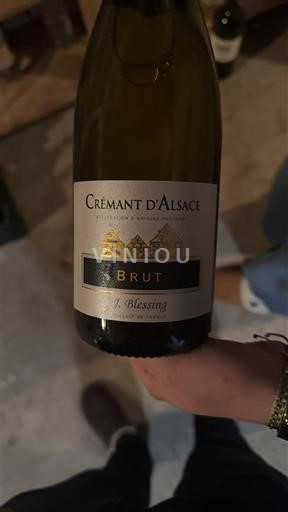 Alsace Alsace-kuohuviini Y. Blessing Brut Ei vuosikertaa