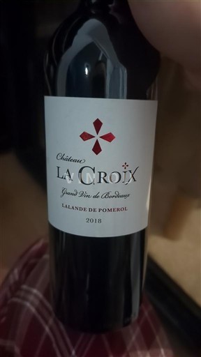 Bordeaux Lalande-de-pomerol Château La Croix 2018