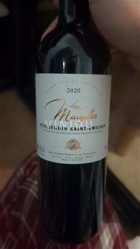 Víno Rouge sec Les Magelles 2020 Francie Bordeaux Puisseguin-saint-émilion AOC