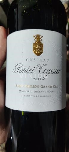 Bordeaux Saint-Émilion Grand Cru Grand Cru Château Pontet Ceyssier 2017
